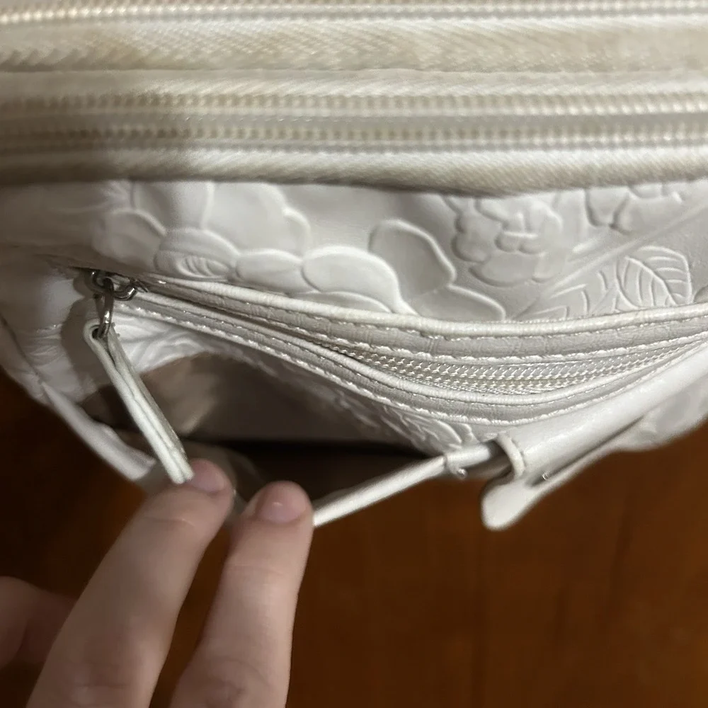 MultiSac White Floral Purse – Organizer‎ Style